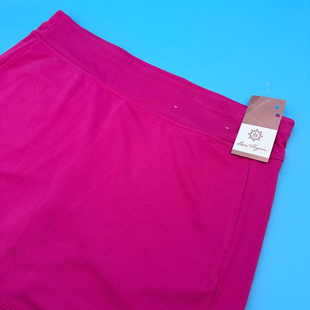 Ben Hogan Women's 16" Ventilated Tummy Control UPF 50 Golf Skort, Size XL, Rose